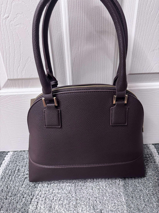 Anne Klein Large Dome Satchel Triple Compartment
