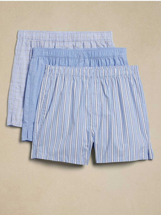 Banana Republic Cotton Boxers Patterned (3 Pack) - Passion Flower