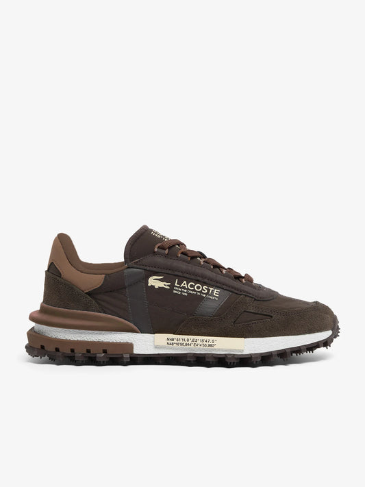 Lacoste Men’s Elite Active Sneakers in Dark Brown