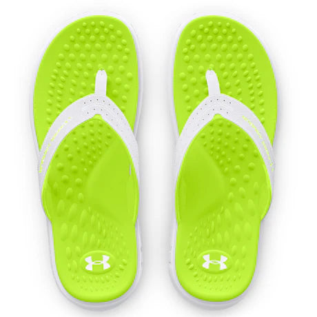 Under Armour Ignite Pro Marbella Women’s Sandals (White/White/Yellow)