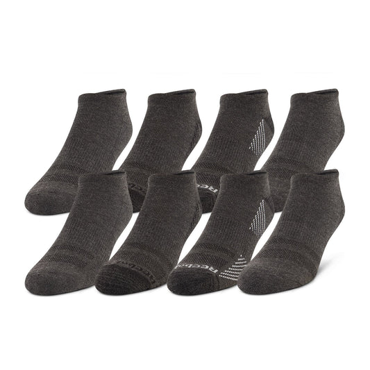 Reebok Men's 8-Pack Cushion Low-Cut Sock | Grey