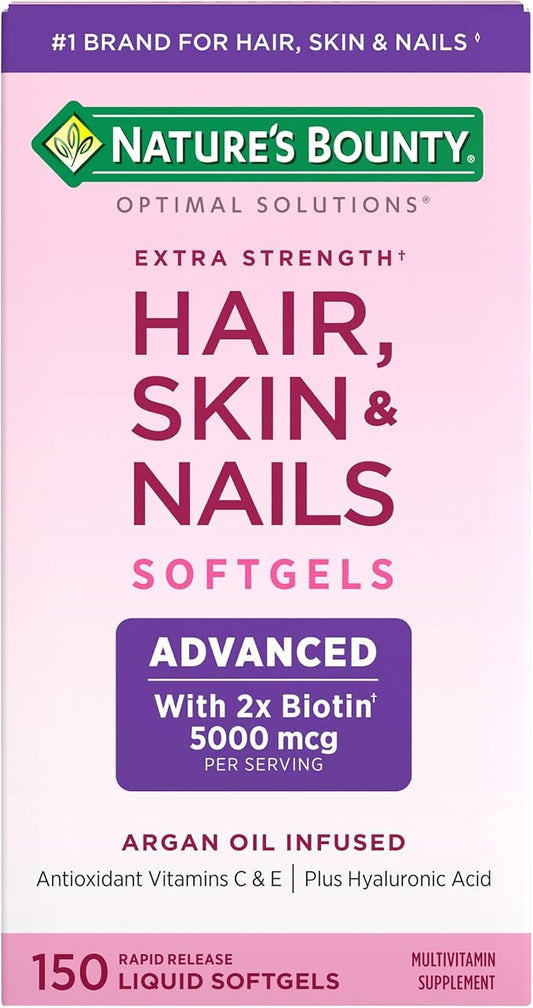 Nature's Bounty Advanced Hair, Skin &amp; Nails (150 Rapid Release Softgels)