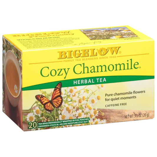 Bigelow Tea Cozy Chamomile Herbal Tea (Pack of 6)