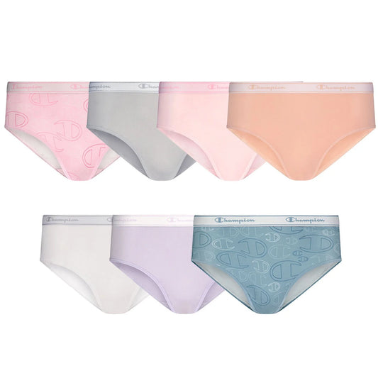 Champion Girls 7-Pack Stretch Soft Brief - Pink-A-Boo Pack