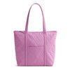 Vera Bradley North South Tote Bag in Smoky Grape