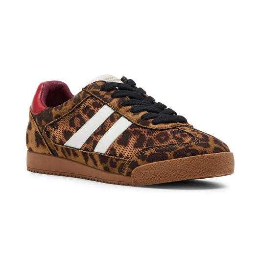 Steve Madden Women's Retro-Inspired Suede Sneaker - Leopard