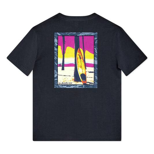 Quiksilver Men's Cotton Graphic Tee | Navy