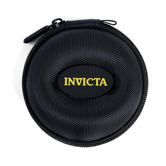 Invicta Single Watch Travel Zipper Case (Model IPM247-BLK)