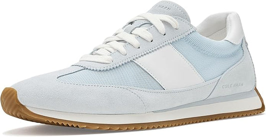 Cole Haan Women's Grand Crosscourt Davie Runners in Ballad Blue Suede / Ballad Blue Mesh / White