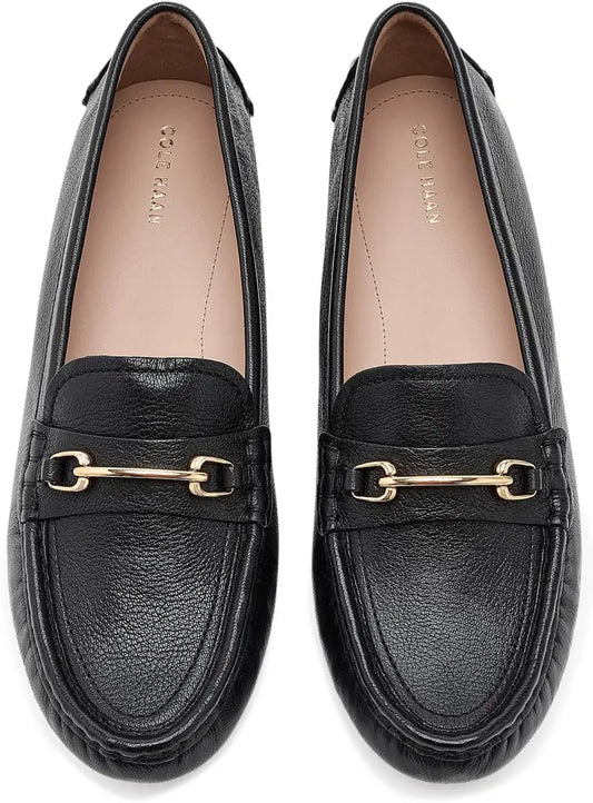 Cole Haan Emeryn Horsebit Driving Loafer in Black Leather