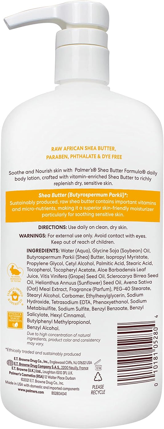 Palmer's Shea Formula Raw Shea Body Lotion (33.8 Ounces, Pack of 1)
