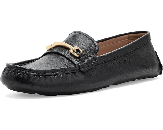 Cole Haan Emeryn Horsebit Driving Loafer in Black Leather