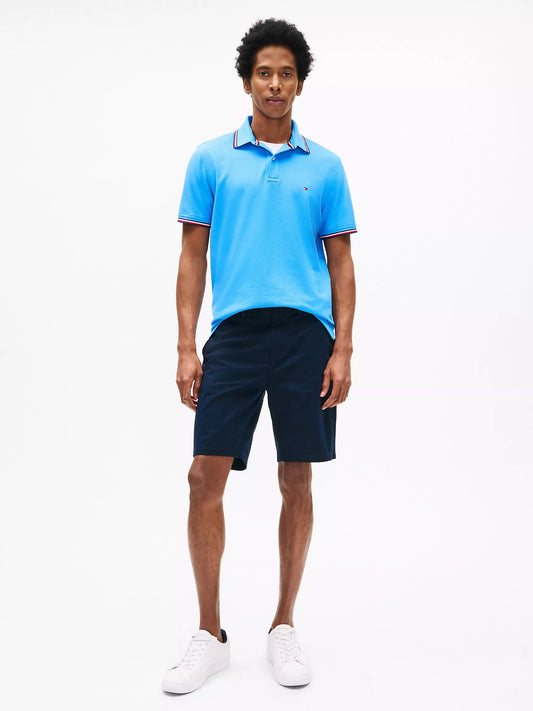 Tommy Hilfiger Regular Fit Tommy Wicking Polo in Copenhagen Blue