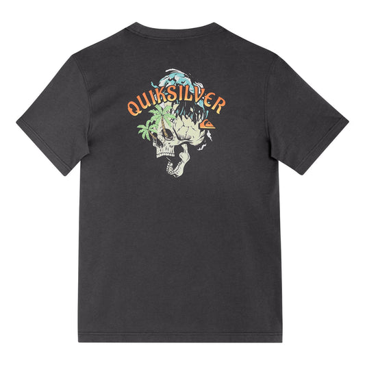 Quiksilver Men's Cotton Graphic Tee | Charcoal