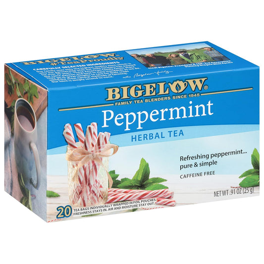 Bigelow Tea Peppermint Herbal Tea (Pack of 6)
