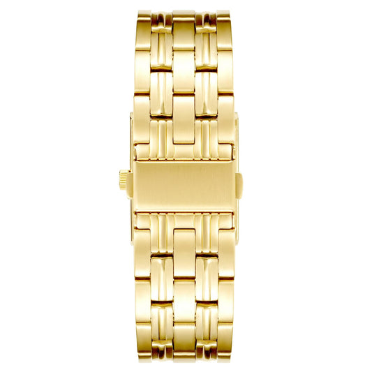 Armitron Men's Dress Watch with Gold-Tone Metal Bracelet Band (Model: 20/5492BKGPWM)