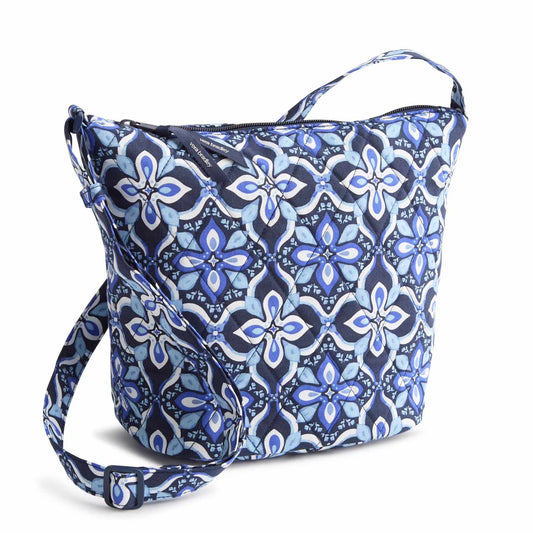 Vera Bradley Bucket Crossbody Bag in Raindrop Medallion