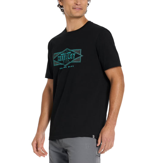 Hurley Men’s Graphic Tee in Black
