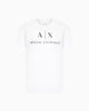 Armani Exchange Slim fit jersey T-shirt with logo - White