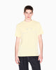 Armani Exchange Slim fit jersey T-shirt with logo - Yellow
