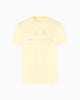 Armani Exchange Slim fit jersey T-shirt with logo - Yellow