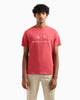 Armani Exchange Slim fit jersey T-shirt with logo - Red