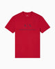 Armani Exchange Slim fit jersey T-shirt with logo - Red