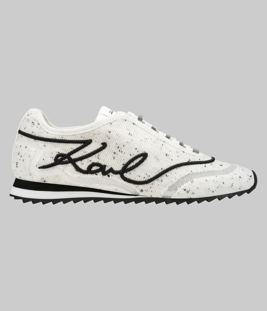 Karl Lagerfeld Paris Angel Logo Sneaker in White