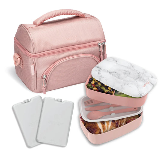 Bentgo Deluxe 4-Piece Lunch Set in Blush