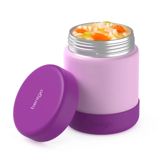 Bentgo Kids Stainless Steel Food Jar in Solid Purple