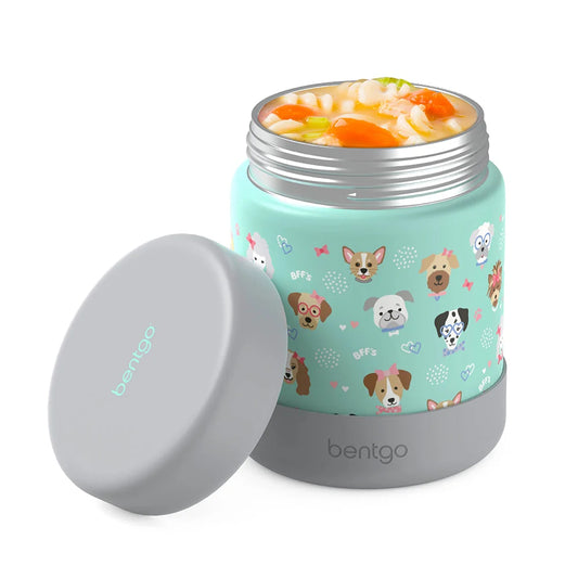 Bentgo Kids Stainless Steel Food Jar in "Puppy Love"