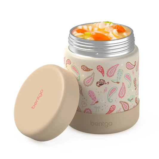 Bentgo Kids Stainless Steel Food Jar in "Cowgirl Dreams"
