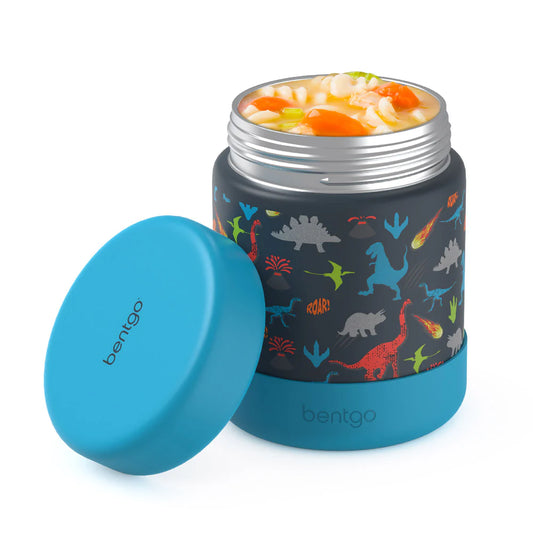 Bentgo Kids Stainless Steel Food Jar in "Dinosaur"