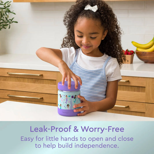 Bentgo Kids Stainless Steel Food Jar in "Mermaids in the Sea"