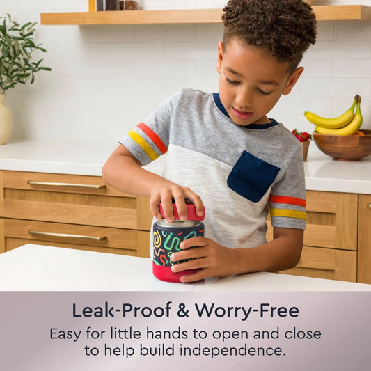 Bentgo Kids Stainless Steel Food Jar in "Sssnakes"