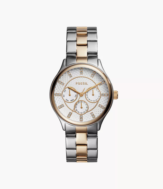 Fossil Modern Sophisticate Multifunction Two-Tone Stainless Steel Watch