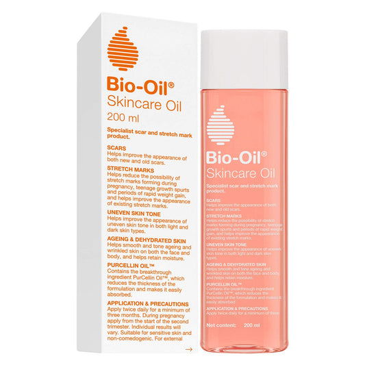 Bio-Oil Skincare Oil (Natural) Hydrate Dry, Damaged Skin While Healing Scars, Stretch Marks 200 ml