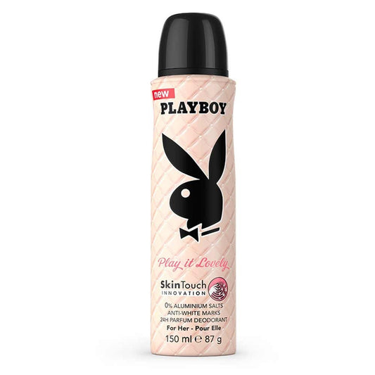 Playboy Ladies Play It Lovely Deodorant Body Spray (5 oz / 150 ml)