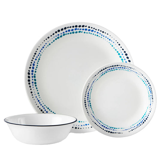 Corelle® Ocean Blues 12‑Piece Dinnerware Set (Service for 4)