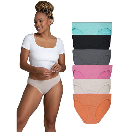 Fruit of the Loom Women's Breathable Micro-Mesh Underwear (6-Pack)