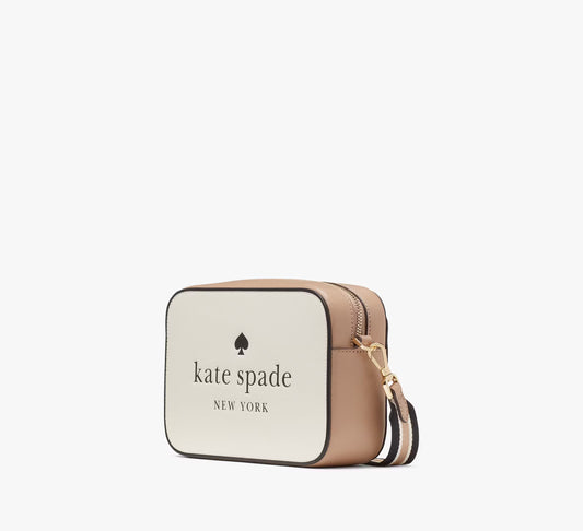 Kate Spade New York Oh Snap Colorblock Mini Camera Bag in Toasted Hazelnut Multi