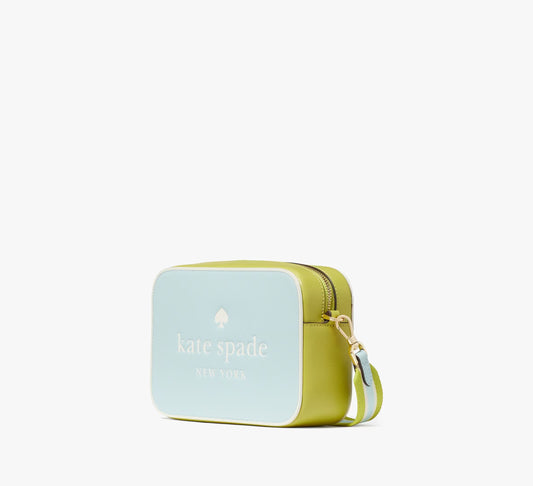 Kate Spade New York Oh Snap Colorblock Mini Camera Bag in Blue Glow Multi