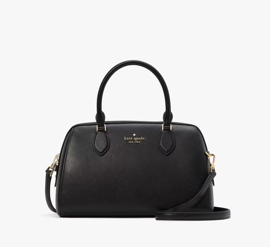 Kate Spade New York Madison Large Dolly Duffle Crossbody in Black