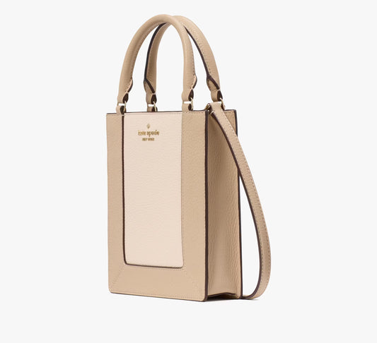 Kate Spade New York Lena Colorblock Mini Tote in Light Sand Multi