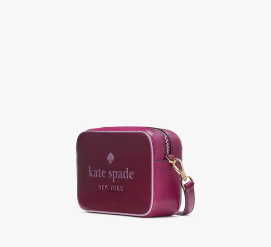 Kate Spade New York Oh Snap Mini Camera Bag in Dark Raspberry Multi