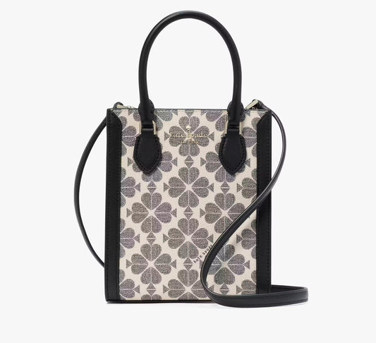 Kate Spade New York Signature Spade Flower Mini Tote in Black Multi