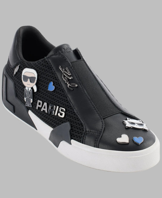 Karl Lagerfeld Paris Mavise Slip On Sneaker - Black