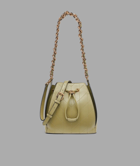 Karl Lagerfeld Paris Fantina Crossbody Bucket Bag (Olive)