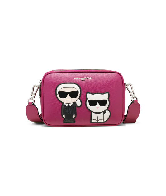 Karl Lagerfeld Paris Maybelle Round Head Duo Camera Crossbody Bag