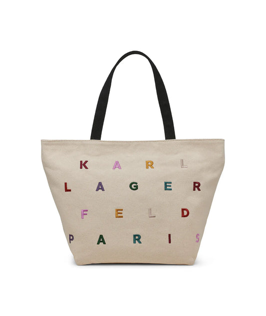 Karl Lagerfeld Paris Cannes Karl Letters Medium Tote